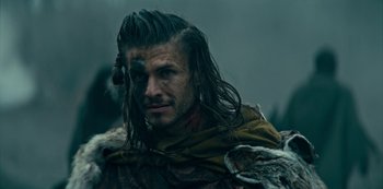 Movie still from “Barbarians” (2020), created by Arne Nolting – Close Up shot, Over the shoulder angle