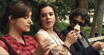 Movie still from “Begin Again” (2013), directed by John Carney – Close Up shot, Over the shoulder angle