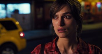 Movie still from “Begin Again” (2013), directed by John Carney – Close Up shot, Over the shoulder angle