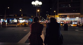 Movie still from “Begin Again” (2013), directed by John Carney – Medium shot, Over the shoulder angle
