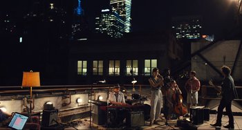 Movie still from “Begin Again” (2013), directed by John Carney – Extreme Wide shot, High angle