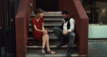 Movie still from “Begin Again” (2013), directed by John Carney – Medium shot, Overhead angle
