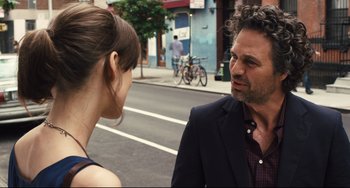 Movie still from “Begin Again” (2013), directed by John Carney – Close Up shot, Over the shoulder angle