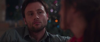 Movie still from “Berlin Syndrome” (2017), directed by Cate Shortland – A person talking to another person; Close Up shot, Over the shoulder angle