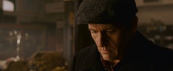 Movie still from “Dear John” (2010), directed by Lasse Hallström – A person wearing a hat; Close Up shot, Over the shoulder angle