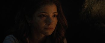 Movie still from “Fear Street: Part Two - 1978” (2021), directed by Leigh Janiak – A person looking at the camera; Close Up shot, High angle