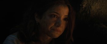 Movie still from “Fear Street: Part Two - 1978” (2021), directed by Leigh Janiak – A person looking at the camera; Close Up shot, High angle