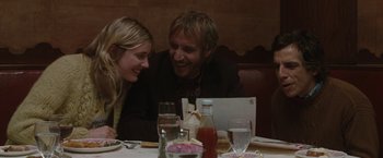 Movie still from “Greenberg” (2010), directed by Noah Baumbach – A man and a woman sitting in front of a computer; Close Up shot, Over the shoulder angle