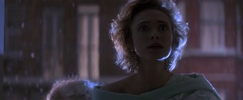 Movie still from “Hook” (1991), directed by Steven Spielberg – A person wearing a dress; Close Up shot, Low angle