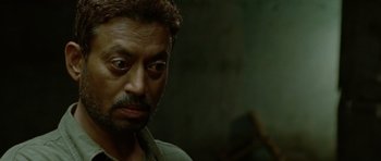 Irrfan khan's face