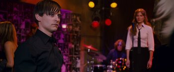 Movie still from “Spider-Man 3” (2007), directed by Sam Raimi – Medium shot, Over the shoulder angle