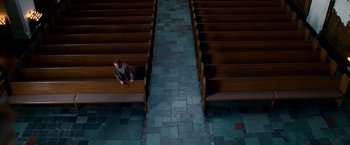 Movie still from “Spider-Man 3” (2007), directed by Sam Raimi – Extreme Wide shot, Overhead angle