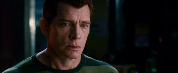 Movie still from “Spider-Man 3” (2007), directed by Sam Raimi – Close Up shot, Over the shoulder angle