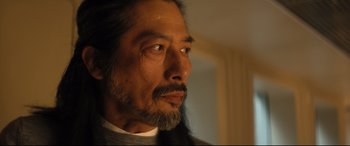 Movie still from “Bullet Train” (2022), directed by David Leitch – Close Up shot, Low angle