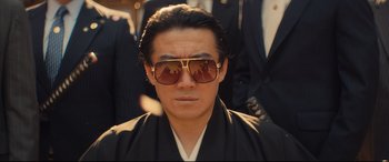 Movie still from “Bullet Train” (2022), directed by David Leitch – Close Up shot, Low angle