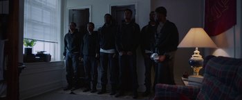 Movie still from “Burning Sands” (2017), directed by Gerard McMurray – Wide shot, Low angle