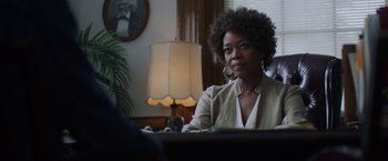 Movie still from “Burning Sands” (2017), directed by Gerard McMurray – Close Up shot, Over the shoulder angle