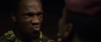 Movie still from “Burning Sands” (2017), directed by Gerard McMurray – Close Up shot, Low angle