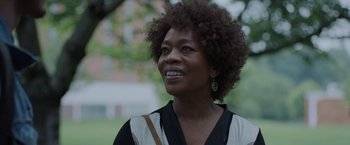 Movie still from “Burning Sands” (2017), directed by Gerard McMurray – Close Up shot, Over the shoulder angle