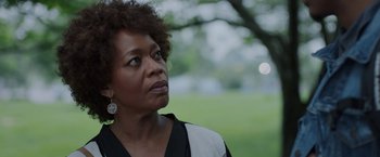 Movie still from “Burning Sands” (2017), directed by Gerard McMurray – Close Up shot, Over the shoulder angle