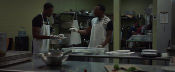 Movie still from “Burning Sands” (2017), directed by Gerard McMurray – Medium shot, Over the shoulder angle