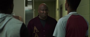 Movie still from “Burning Sands” (2017), directed by Gerard McMurray – Close Up shot, Over the shoulder angle