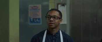 Movie still from “Burning Sands” (2017), directed by Gerard McMurray – Close Up shot, Over the shoulder angle