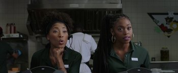 Movie still from “Burning Sands” (2017), directed by Gerard McMurray – Close Up shot, Over the shoulder angle