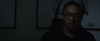 Movie still from “Burning Sands” (2017), directed by Gerard McMurray – Close Up shot, Over the shoulder angle