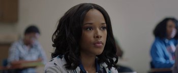 Movie still from “Burning Sands” (2017), directed by Gerard McMurray – Close Up shot, Over the shoulder angle