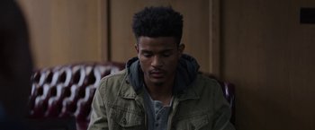 Movie still from “Burning Sands” (2017), directed by Gerard McMurray – Close Up shot, High angle