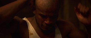 Movie still from “Burning Sands” (2017), directed by Gerard McMurray – Close Up shot, High angle