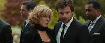 Movie still from “This Is Where I Leave You” (2014), directed by Shawn Levy – A man and a woman standing next to each other; Close Up shot, Over the shoulder angle
