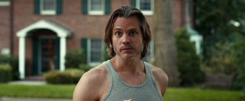 Movie still from “This Is Where I Leave You” (2014), directed by Shawn Levy – A person with long hair; Close Up shot, Over the shoulder angle