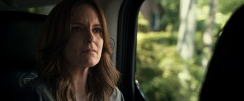 Movie still from “This Is Where I Leave You” (2014), directed by Shawn Levy – A person looking out a car window; Close Up shot, Over the shoulder angle