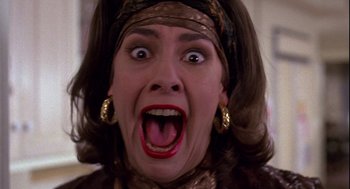 A person with a mouth open