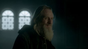 Movie still from “Vikings” (2013), created by Michael Hirst – Close Up shot, Low angle