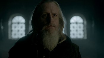 Movie still from “Vikings” (2013), created by Michael Hirst – Close Up shot, Low angle