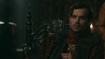 Movie still from “Vikings” (2013), created by Michael Hirst – Close Up shot, Over the shoulder angle