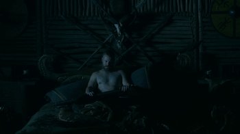 Movie still from “Vikings” (2013), created by Michael Hirst – Medium shot, Overhead angle