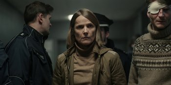 Movie still from “Dark” (2017), created by Baran bo Odar – Medium shot, Low angle