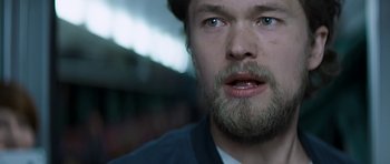 Movie still from “Department Q: A Conspiracy of Faith” (2016), directed by Hans Petter Moland – A person with a beard; Close Up shot, Low angle
