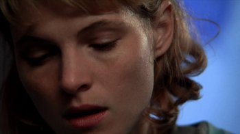Movie still from “A Horrible Way to Die” (2010), directed by Adam Wingard – A woman's face with her eyes closed; Extreme Close Up shot, Low angle