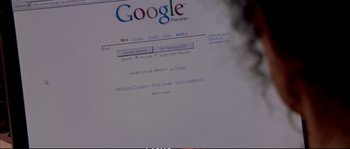 Movie still from “A Mighty Heart” (2007), directed by Michael Winterbottom – The google pakistan homepage; Extreme Close Up shot, High angle