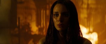 Movie still from “A Nightmare on Elm Street” (2010), directed by Samuel Bayer – A person with wet hair; Close Up shot, Low angle