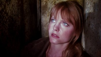 Movie still from “A Nightmare on Elm Street 4: The Dream Master” (1988), directed by Renny Harlin – A person with blue eyes; Close Up shot, Low angle