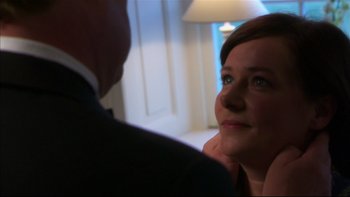 Movie still from “After the Wedding” (2006), directed by Susanne Bier – A man and a woman are looking at one another; Close Up shot, Over the shoulder angle