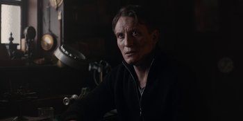 Movie still from “Dark” (2017), created by Baran bo Odar – Close Up shot, Over the shoulder angle