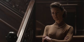 Movie still from “Dark” (2017), created by Baran bo Odar – Medium shot, Low angle