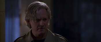 Movie still from “Apt Pupil” (1998), directed by Bryan Singer – A person with long hair; Close Up shot, Over the shoulder angle